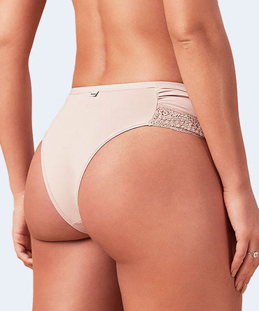 Calcinha Tanga Alta Bombom Renda - NAYANE