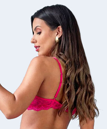 Sutiã Push Up em Renda - JACKIE LINGERIE