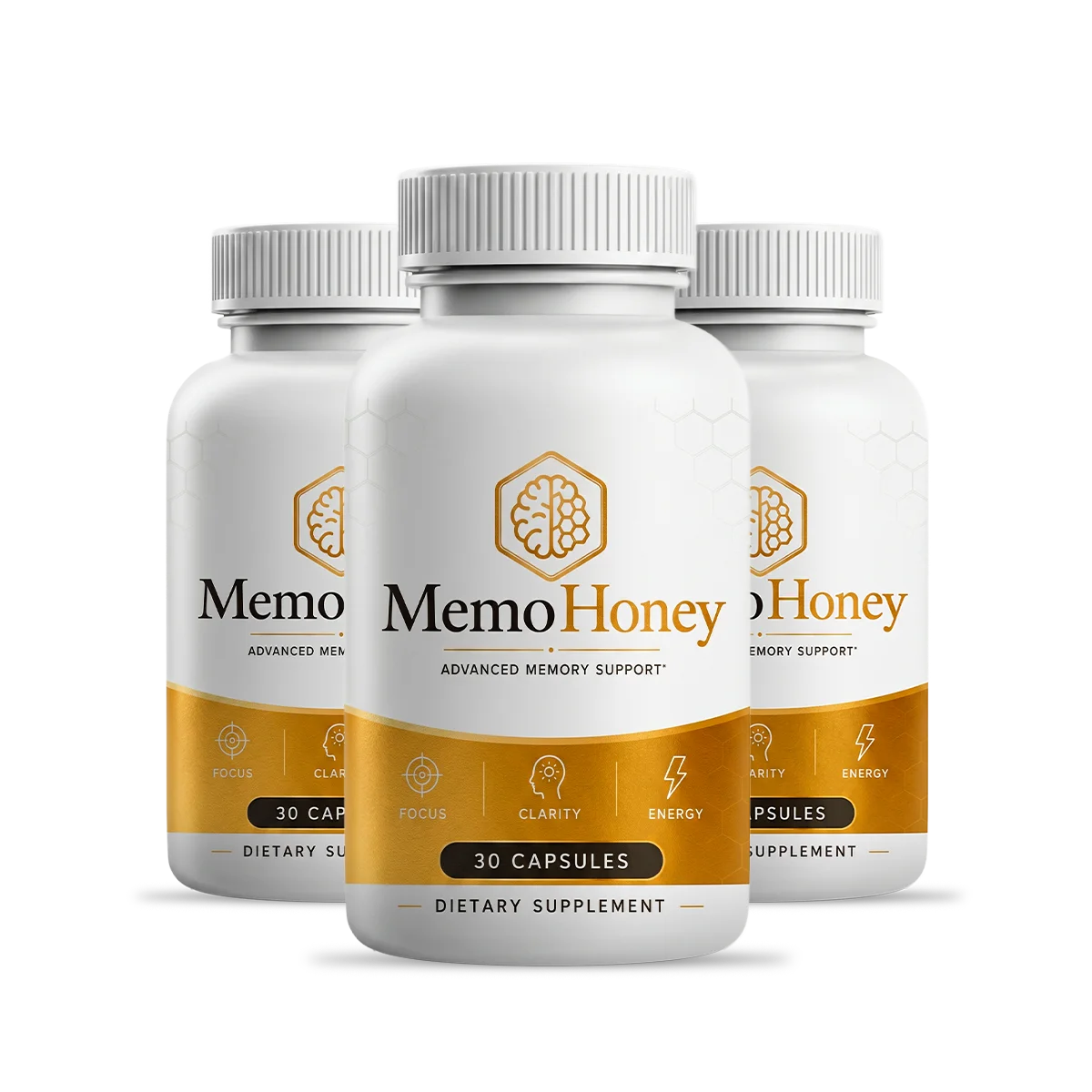 MemoHoney 3-bottle package