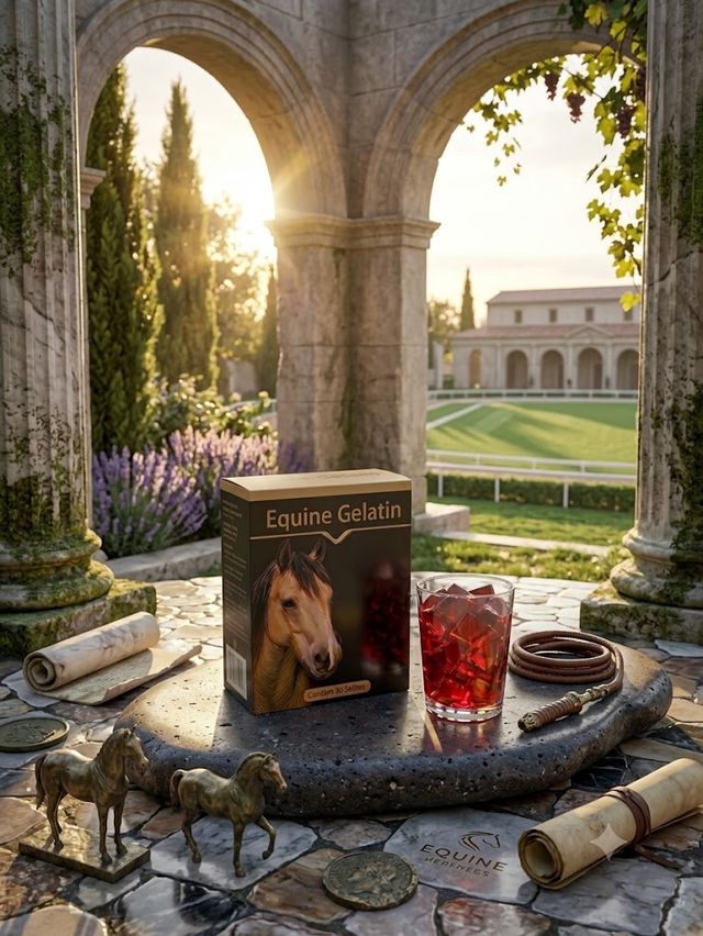 A morning setting with a glass of chilled drink on a stone table