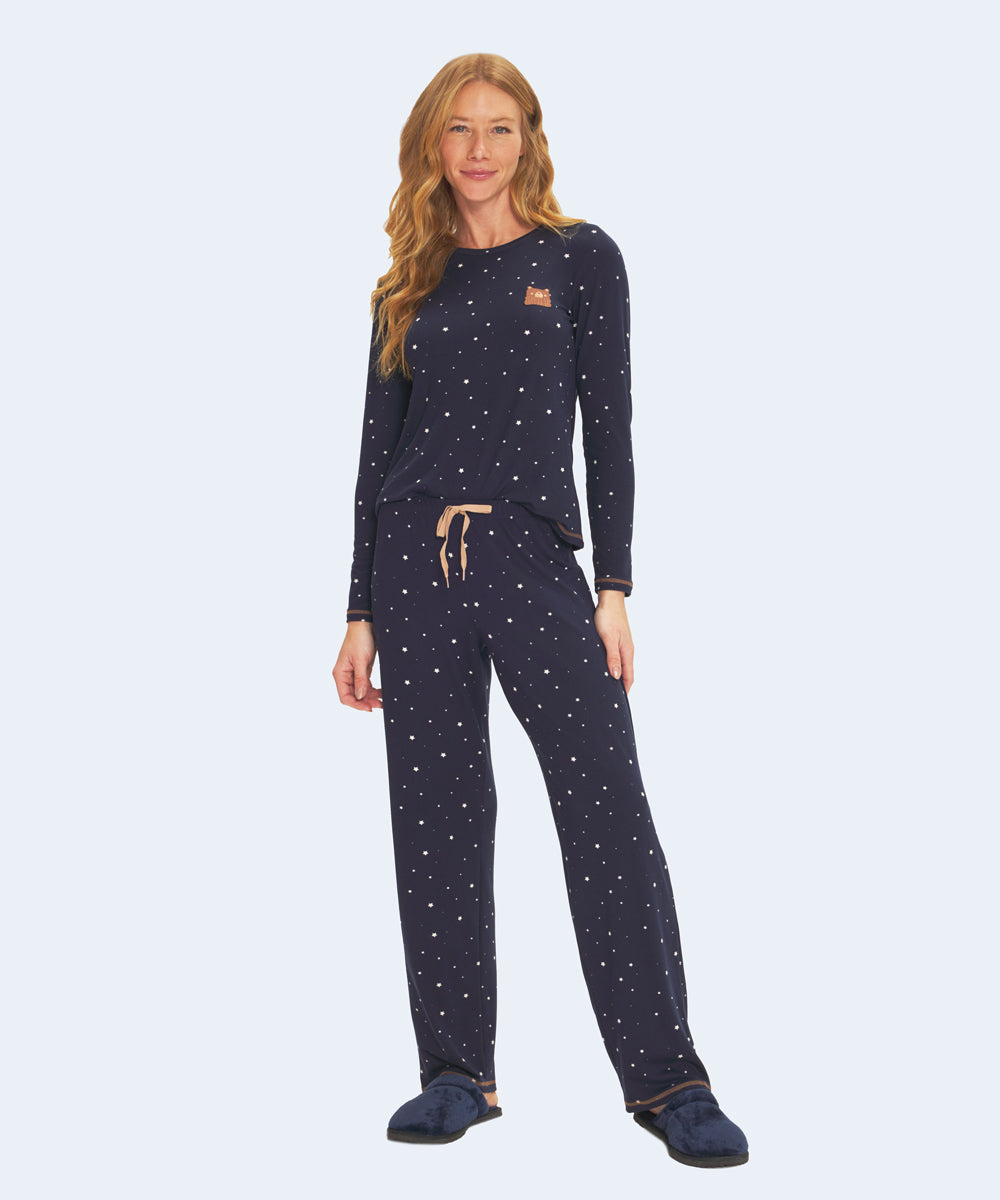 Pijama Peach Touch peluciado Fechado - DANKA