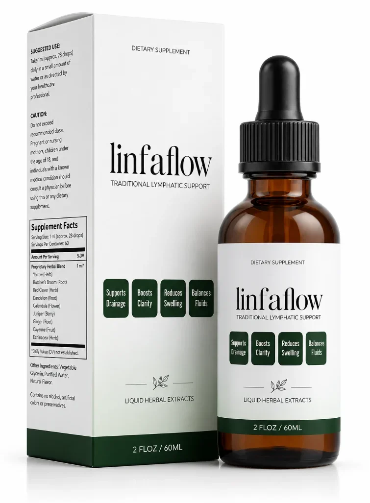 Linfaflow supplement bottle