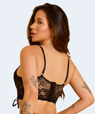 Sutiã Cropped com Bojo Passa Fita - JACKIE